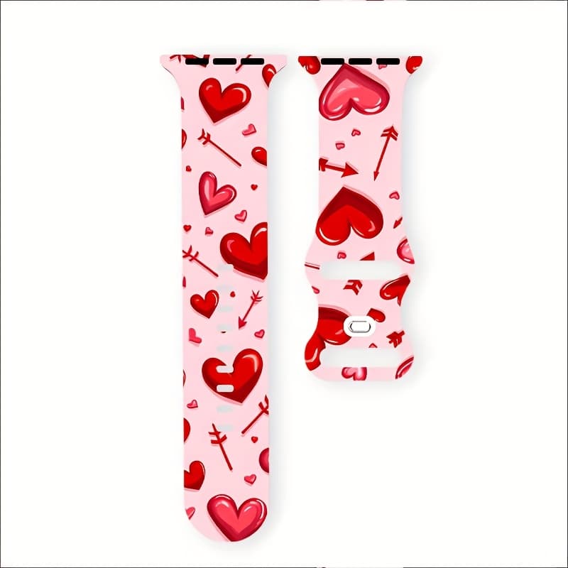 TEMU Carnival Love Heart Trend, Multicolor, Under The Atmosphere Of Maternal Love, 1pc Replacement Strap For Watch Models, Including , Ultra 2, Se, And . In Multiple Sizes