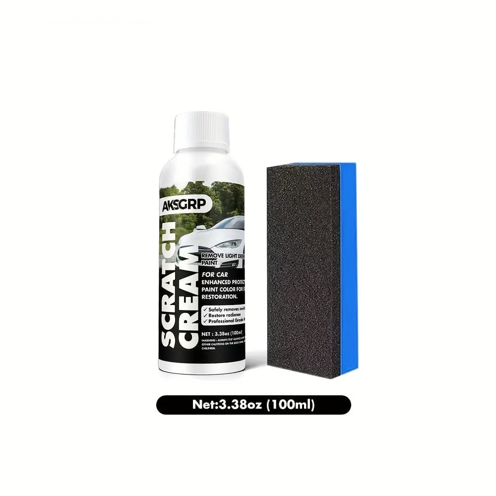 TEMU [100ml/3.38oz] Car Scratch Repair Wax, Upgraded Car Scratch Remover Kit Car Scratch Repair Paste Polishing, Polishing And Waxing Scratch Removal Restoration Cream