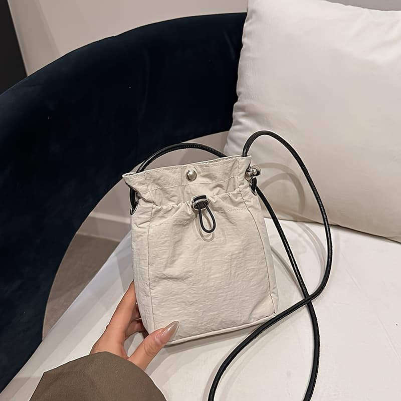 TEMU A Women's Crossbody Combines Retro Style With Casual , Featuring A Solid Suitable For Holding A Phone. This Mini Bag Used As A Shoulder Bag, Handbag, Or Coin Purse