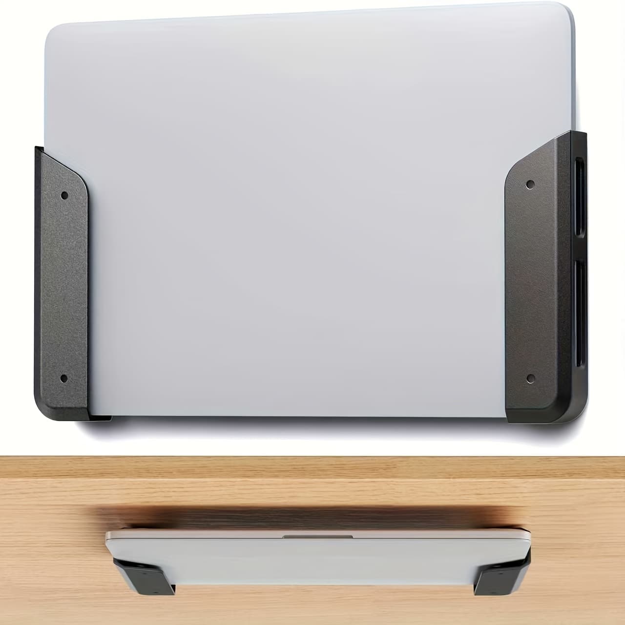 TEMU Wall And Desktop Laptop Bracket, With Stick And Screw, 1.02 Inch/ 26mm Thickness, Scratch Resistant, Universal For Macbook, Surface, Tablet, Etc