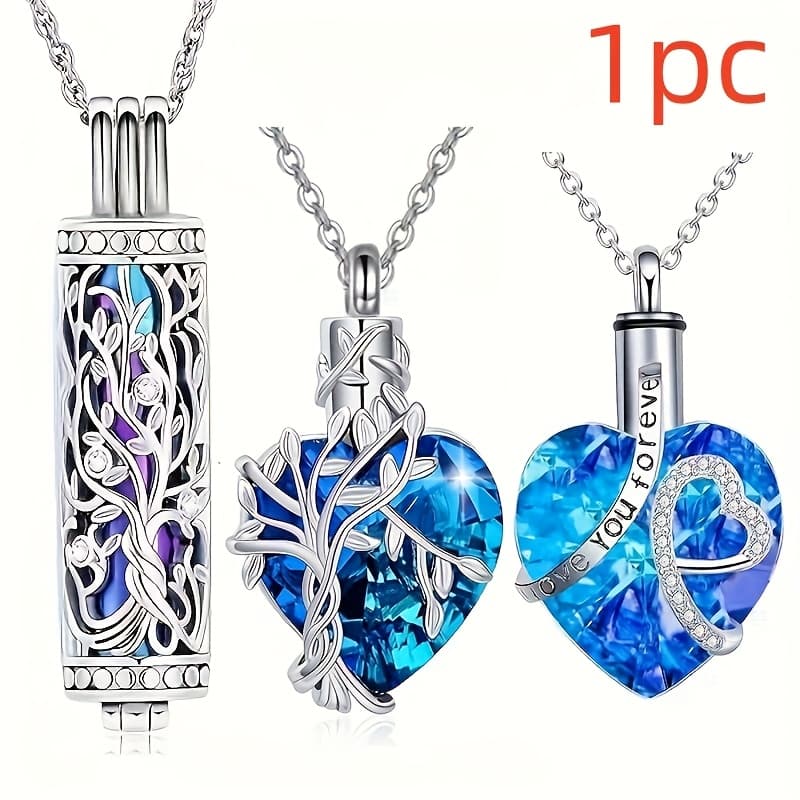 TEMU 1pc Give Away A Necklace That Serves As Pillar Of The Ash Tree, A Heart-shaped Jewelry Necklace, And A Hummingbird Commemorative Pendant That Men And .