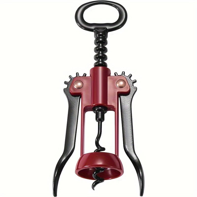 TEMU 1pc Premium Wine Opener - Portable, No-power Needed Corkscrew For Kitchen & Dining