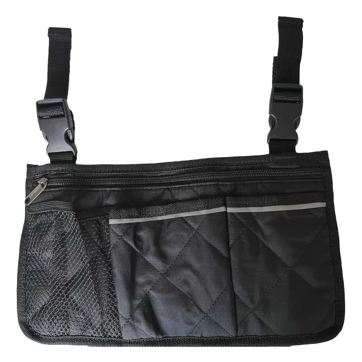 TEMU 1pc Walker Side Storage Bag, Multifunctional Organizer Pouch For