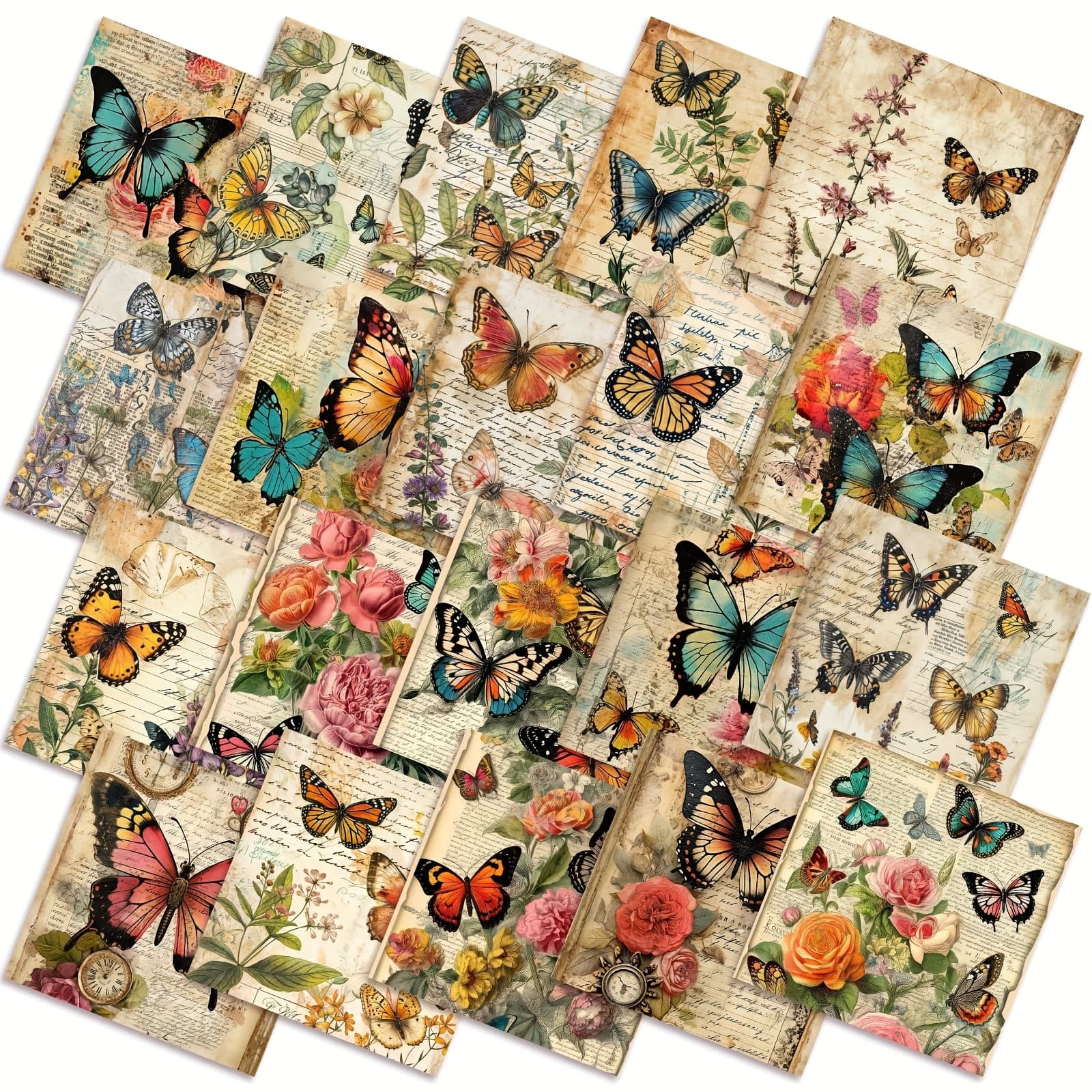 TEMU 60pcs 10 X 10 Inch Vintage Quilting Fabric Squares Summer Fabric Bundle Fat Precut Stripes For Handmade Material Sewing Diy Crafts