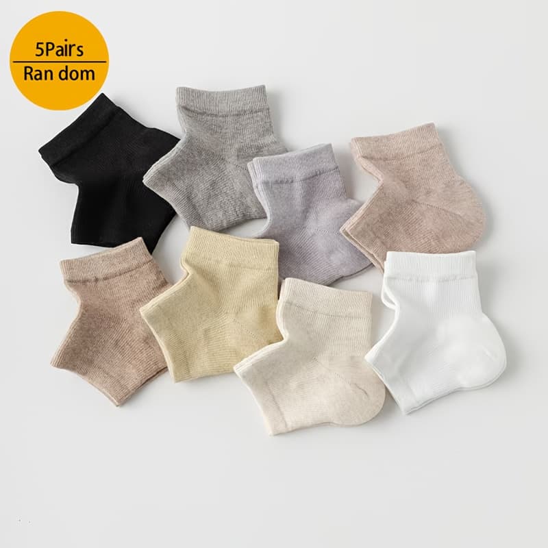 TEMU 5 Pairs Of Anti-crack Heel Socks For Dry Cracked Heels. Heel And Ankle Protection Sleeve