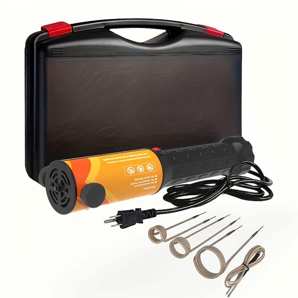 TEMU Magnetic Induction Heater , 1000w 110v Induction Heater With 4 Coil For Rusty Screw Removing
