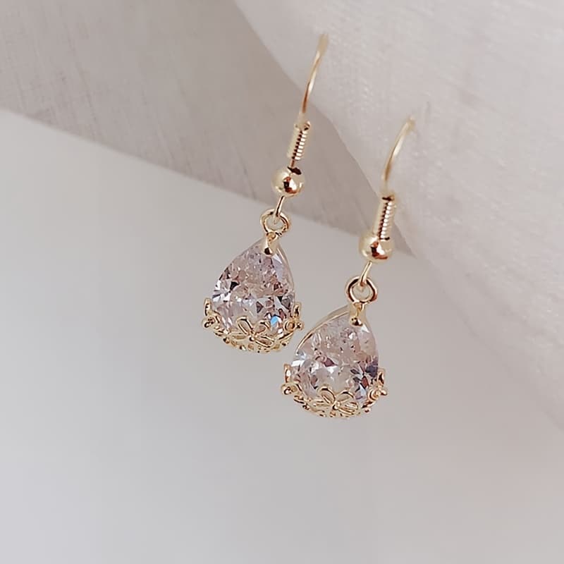 TEMU 1pair Elegant Pendant Earrings - Perfect For Birthdays And Anniversaries