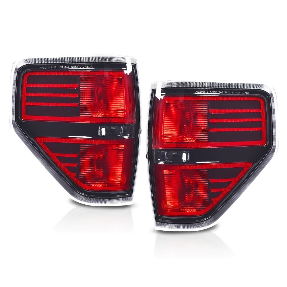 TEMU Rear Tail Lights Brake Lamps For Pickup 2009-2014