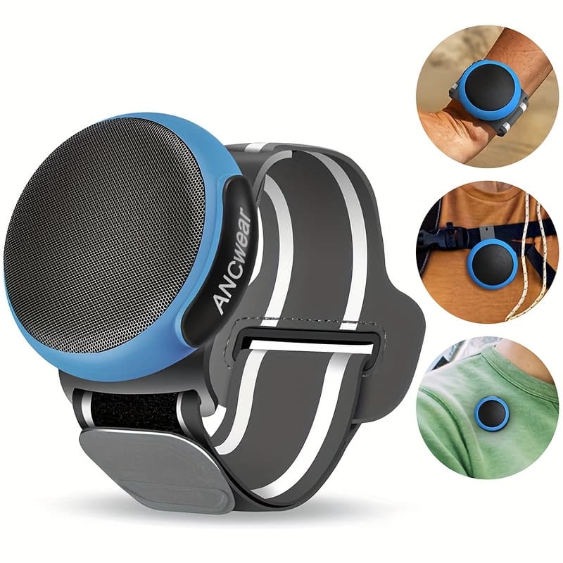 TEMU Ancwear Wireless Speakers That Or , Featuring Tws Dual Pairing, Designed For Portability And Outdoor Activities Like Motorcycling, Cycling, Hiking, And Running