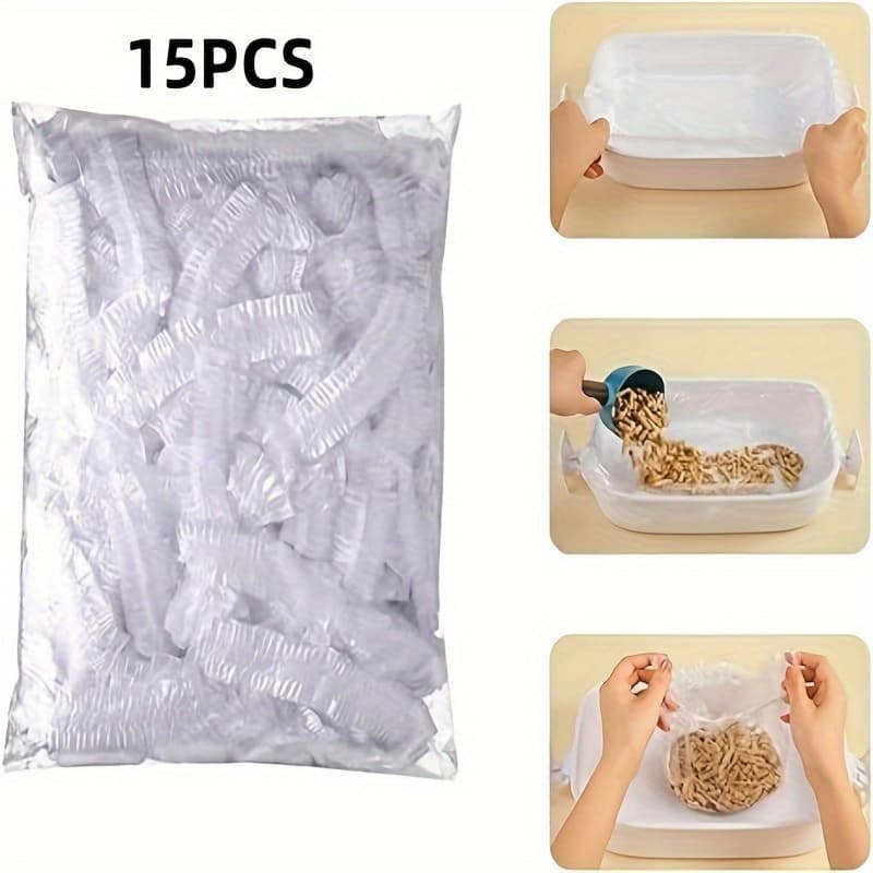 TEMU Disposable Plastic Film Mat, Cat Litter Bag, Dog Toilet Bag, Rabbit Cage Cover, Bird Cage Cover