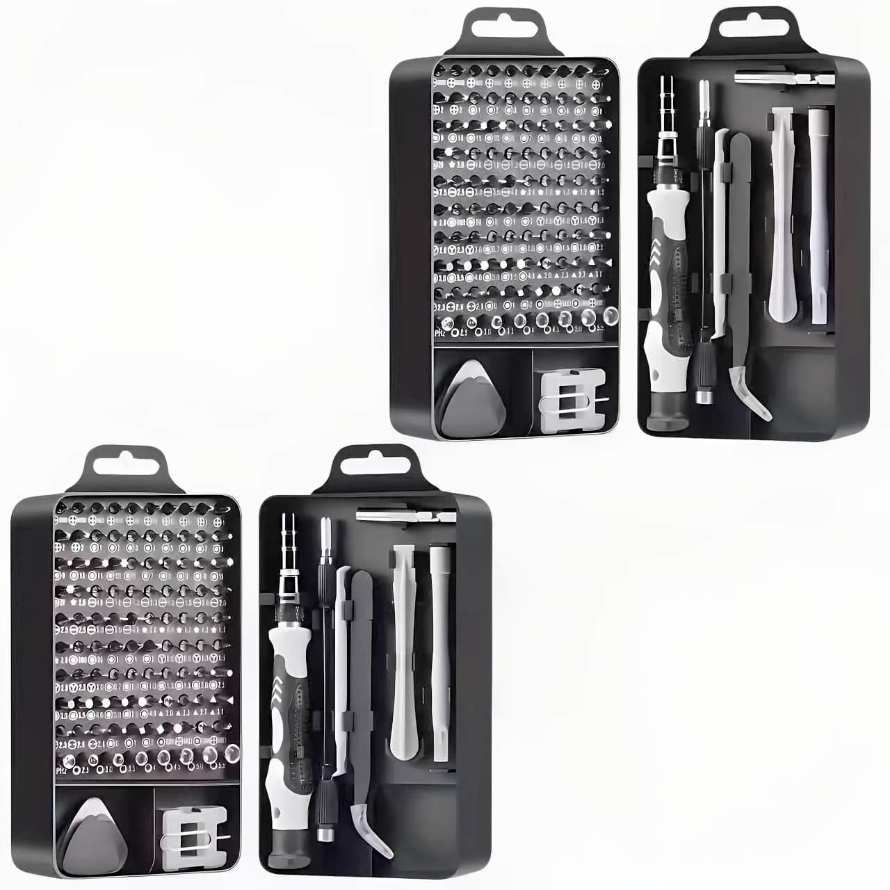 TEMU Screwdriver Set, 117in 1 Precision Screwdrivers With , More Bits For Repair , , Computer, Laptop, Watch, Glasses Etc. Anti-slip Grip For A Comfortable, Secure Hold Ergonomic