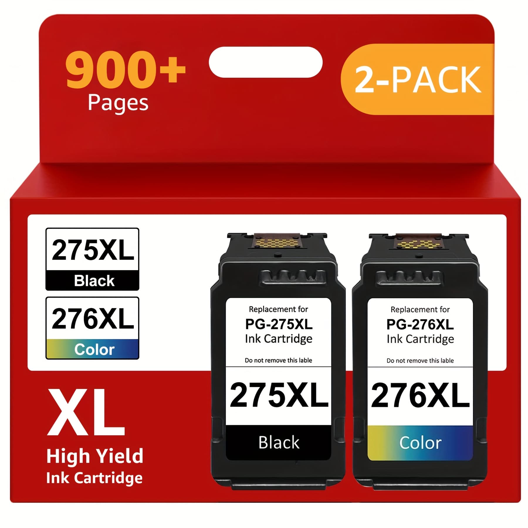 TEMU 1-4pack 275xl 276xl Ink Cartridges Black & For Ink 275 Ink 276 For Pg-275 Cl-276 Ink Cartridges Compatible For Ts3722 Tr4700 Tr4722 Ts3500 Ts3520 Printers