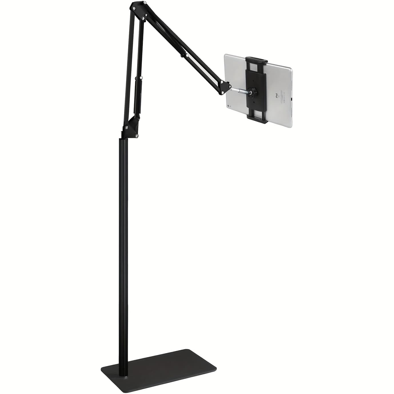 TEMU Tablet Floor Stand, Overhead Bed Phone Stand Angle Height Adjustable Holder, Universal Floor Stand Compatible With Iphone Ipad Mini, E-readers