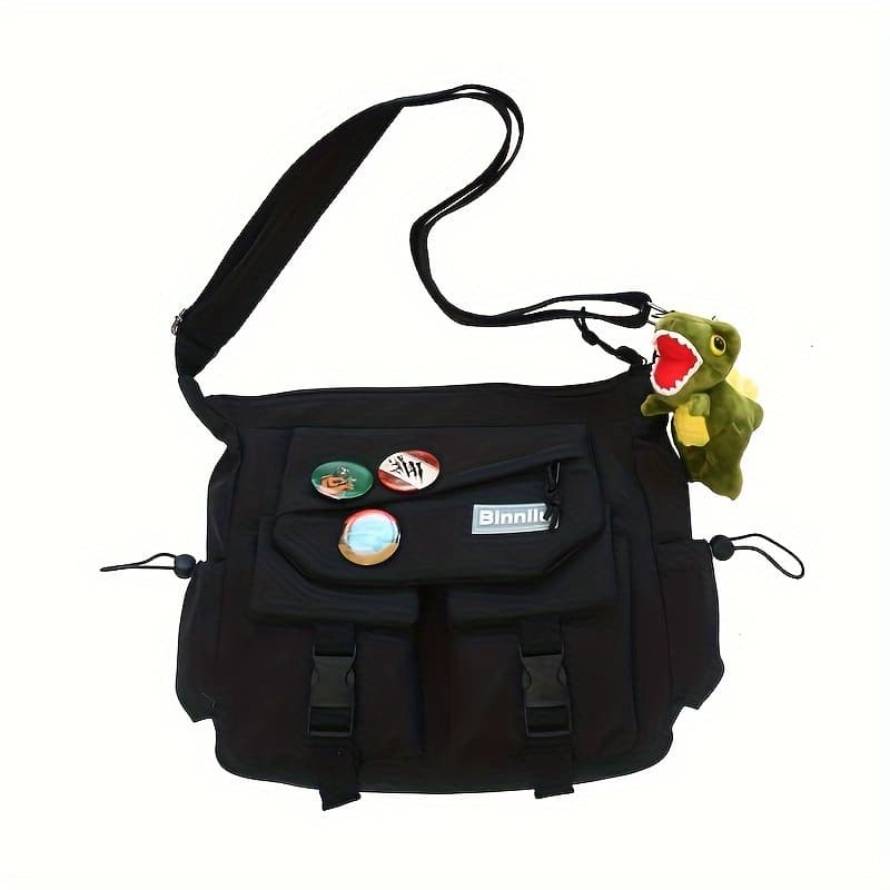 TEMU 's Trendy Product Plate Bag, Large Capacity Ins Bag, Shoulder Pack