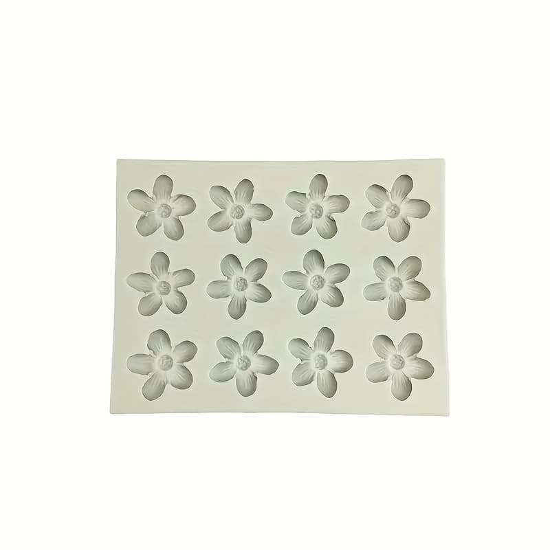 TEMU 1pc High-temperature Resistant Diy Mold With Easy Demolding - Handmade Flower Shape Resin/plaster/candle/soap Mold - Suitable For Jewelry Making, Wax Molds, Craft