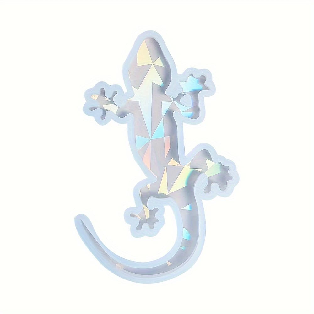 TEMU 1pc Holographic Keychain Pendant Silicone Mold - Holographic Resin Keychain Pendant Silicone Mold