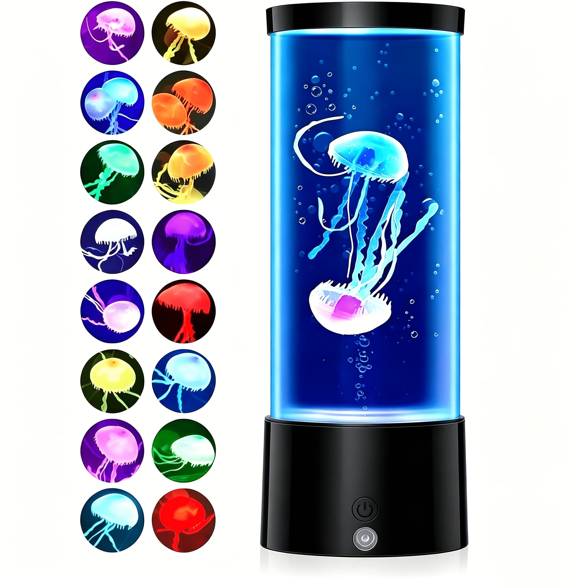 TEMU 1pc, New Jellyfish Lamp, Aquarium Decoration, Realistic Jellyfish Design, With Deep-sea Atmosphere, Room Decoration, And , Ideal For Bedroom Bedside Decoration Or Home Decor, Creative Ornament