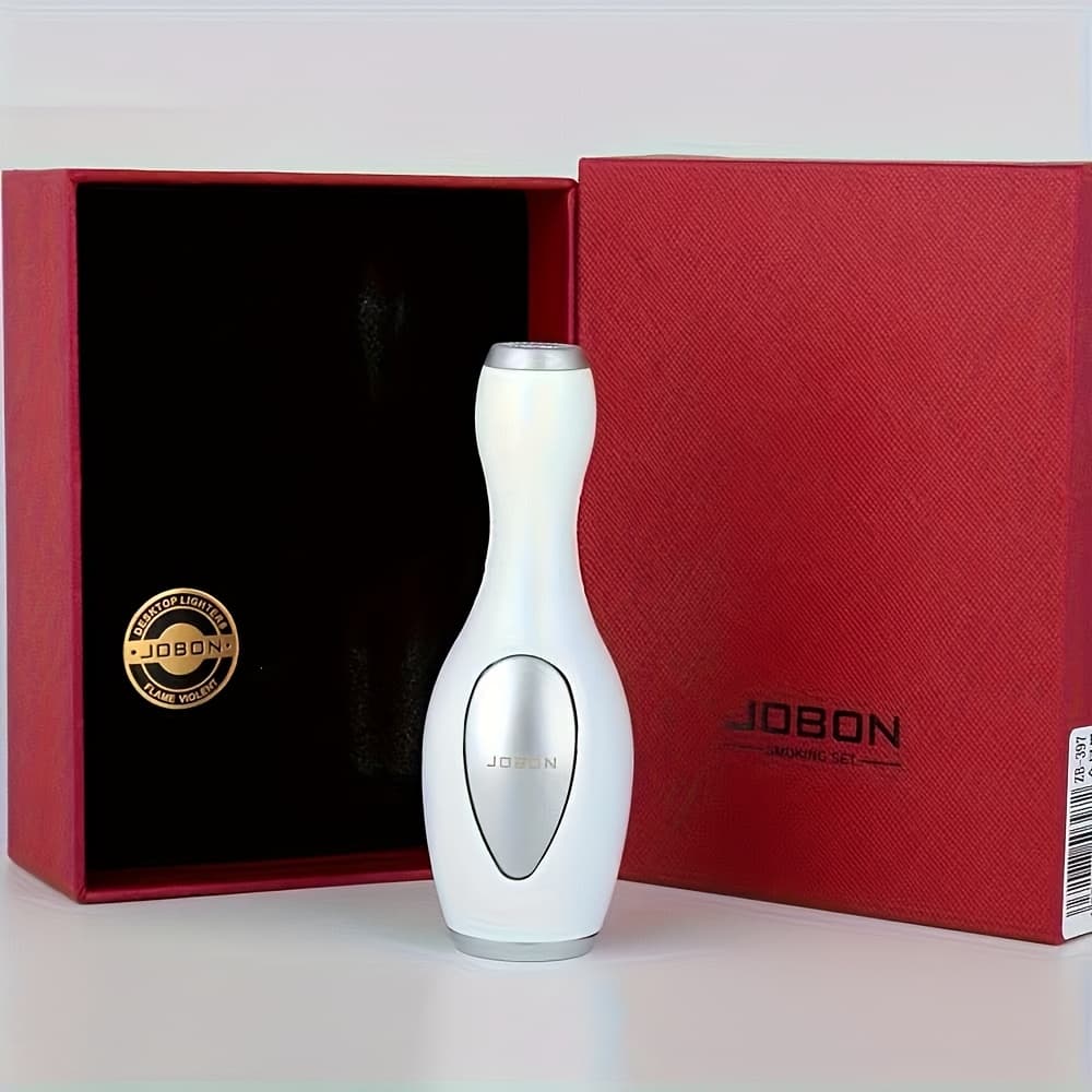 TEMU (not Included Fuel) Metal Lighter, Powerful Refillable Fuel Flame Lighter, Made Of Alloy With One-button Adjustable Flame Height Function, Windproof And Easier To Use Experience