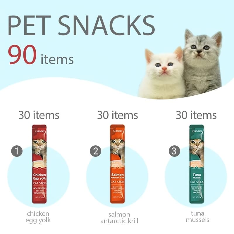 TEMU Cat Treats With Tuna & Shrimp That Cats Resist | 99% Approval Rate! | High Protein Snacks For Training | Grain-free Assortment Featuring 3 Flavors