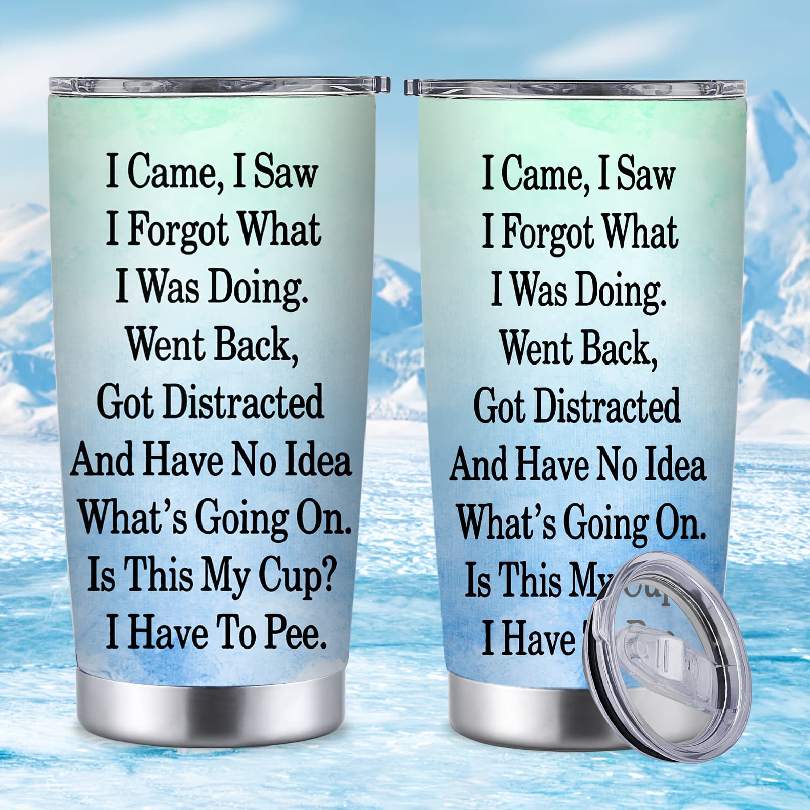 TEMU 20oz Stainless Steel 1pc Insulated Tumbler For Elderly, Cup, Travel, And Outdoor Activities - Perfect Birthday, , Father's Day, Or Christmas Gift For Senior Women And Men