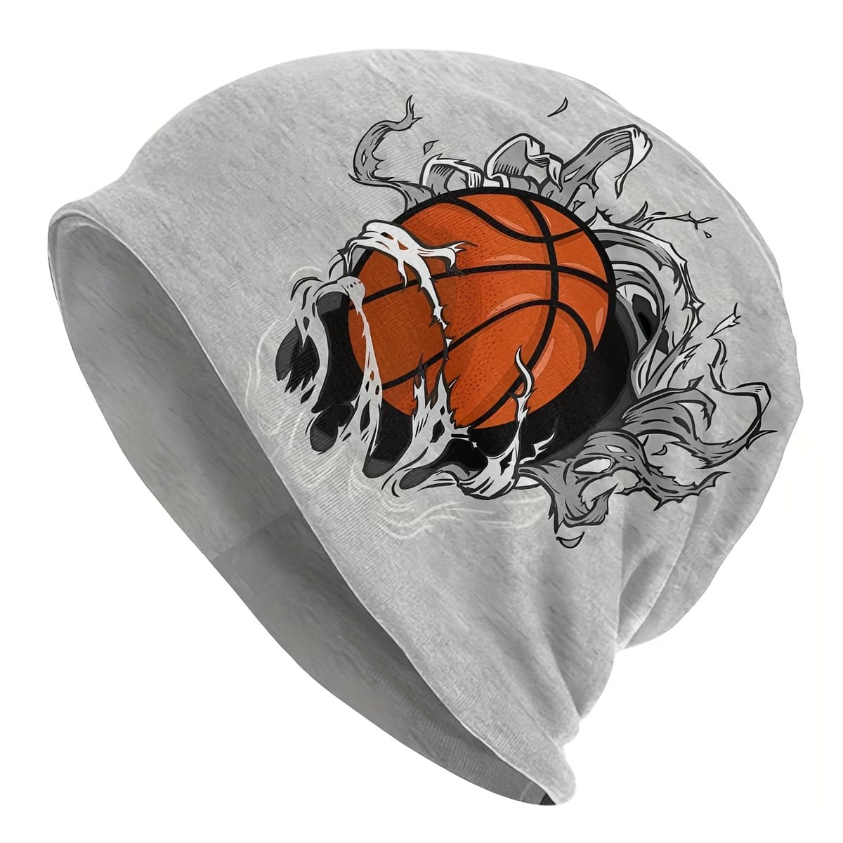 TEMU 1 Unisex Lightweight Basketball Print Elastic Polyester