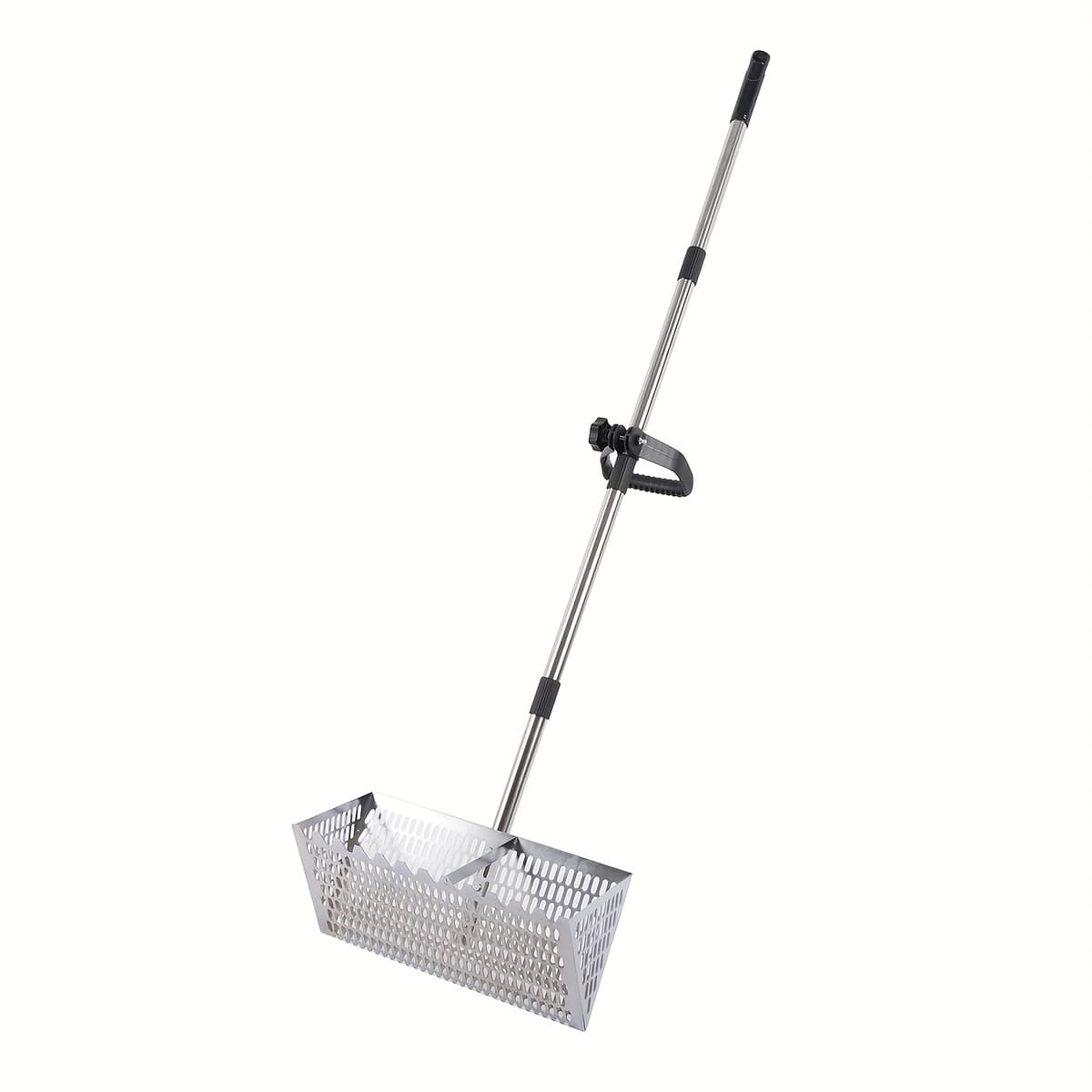 TEMU Beach Sand With A Removable 47-inch Handle, Collapsible Made Of Stainless Steel