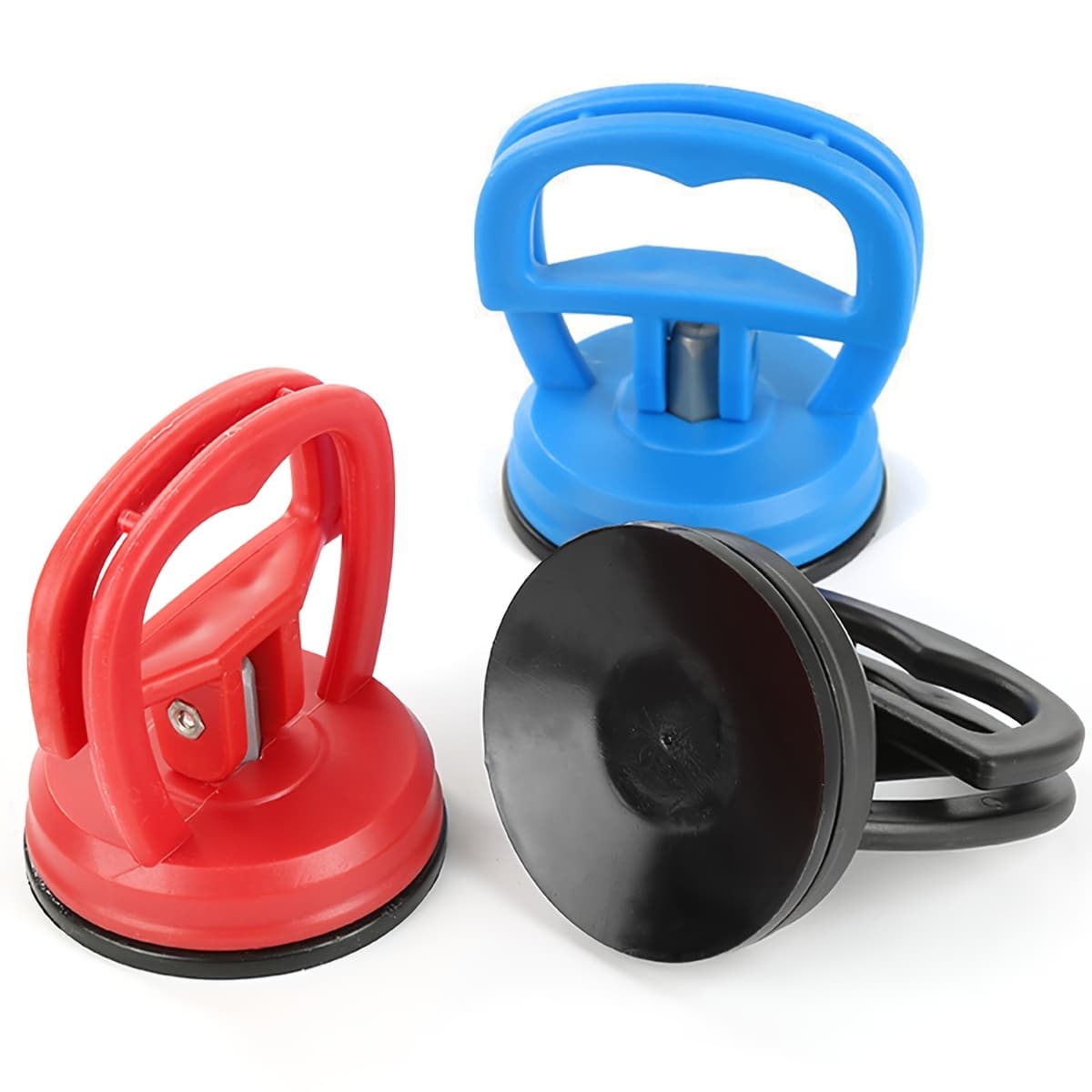 TEMU 3pcs Car Dent Removal Kit, Reusable Suction Cup Dent Remover, Strong Suction Auto Body Repair Tool For Car Doors Windows Glass, Portable Glass Handle Lifter