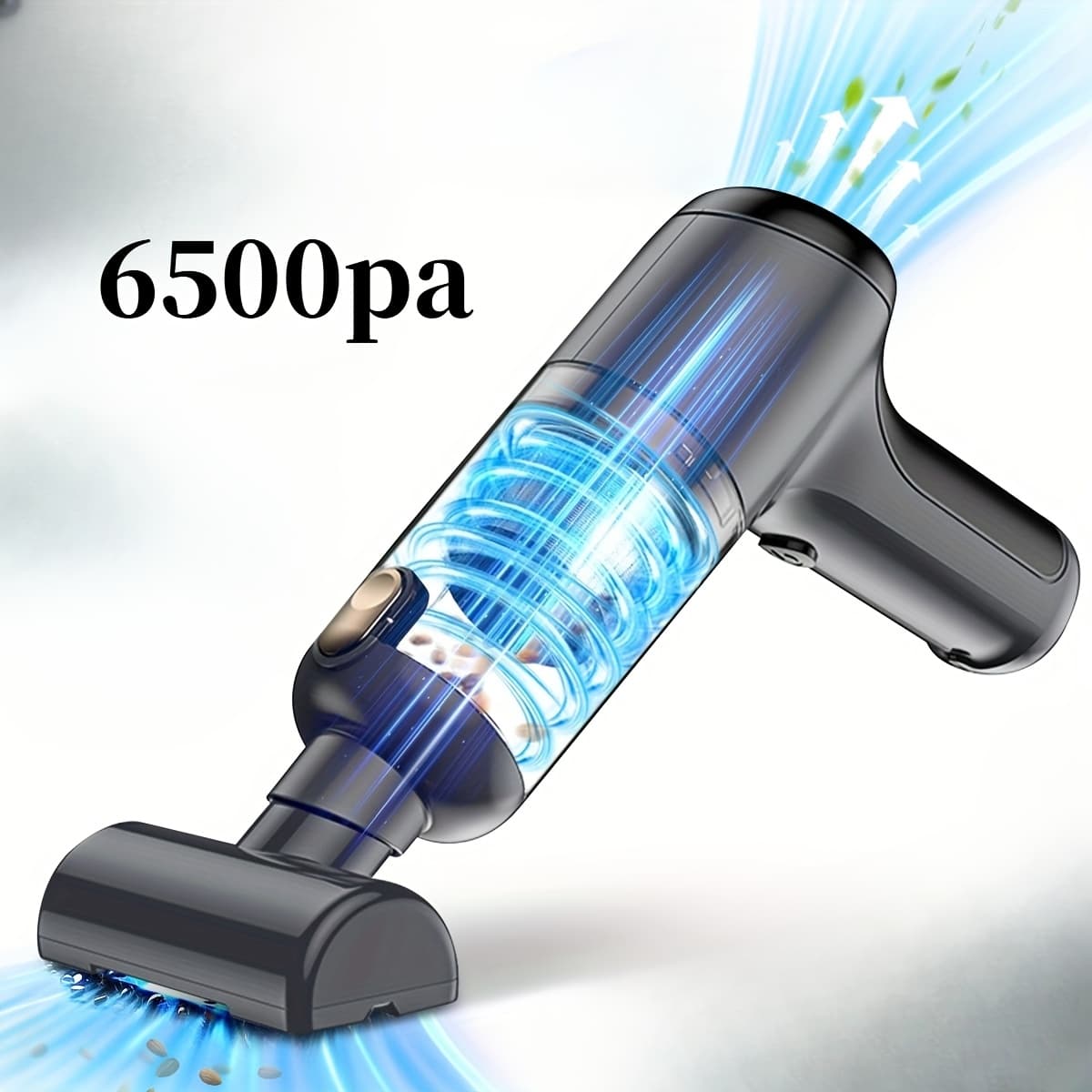TEMU Cordless Strong Suction Car Vacuum, 21000pa Powerful Handheld Wireless Floor Cleaner| Usb Charging 6000mah Large Capacity Long , For Cars, Homes, Offices, Pet Hair Cleaning