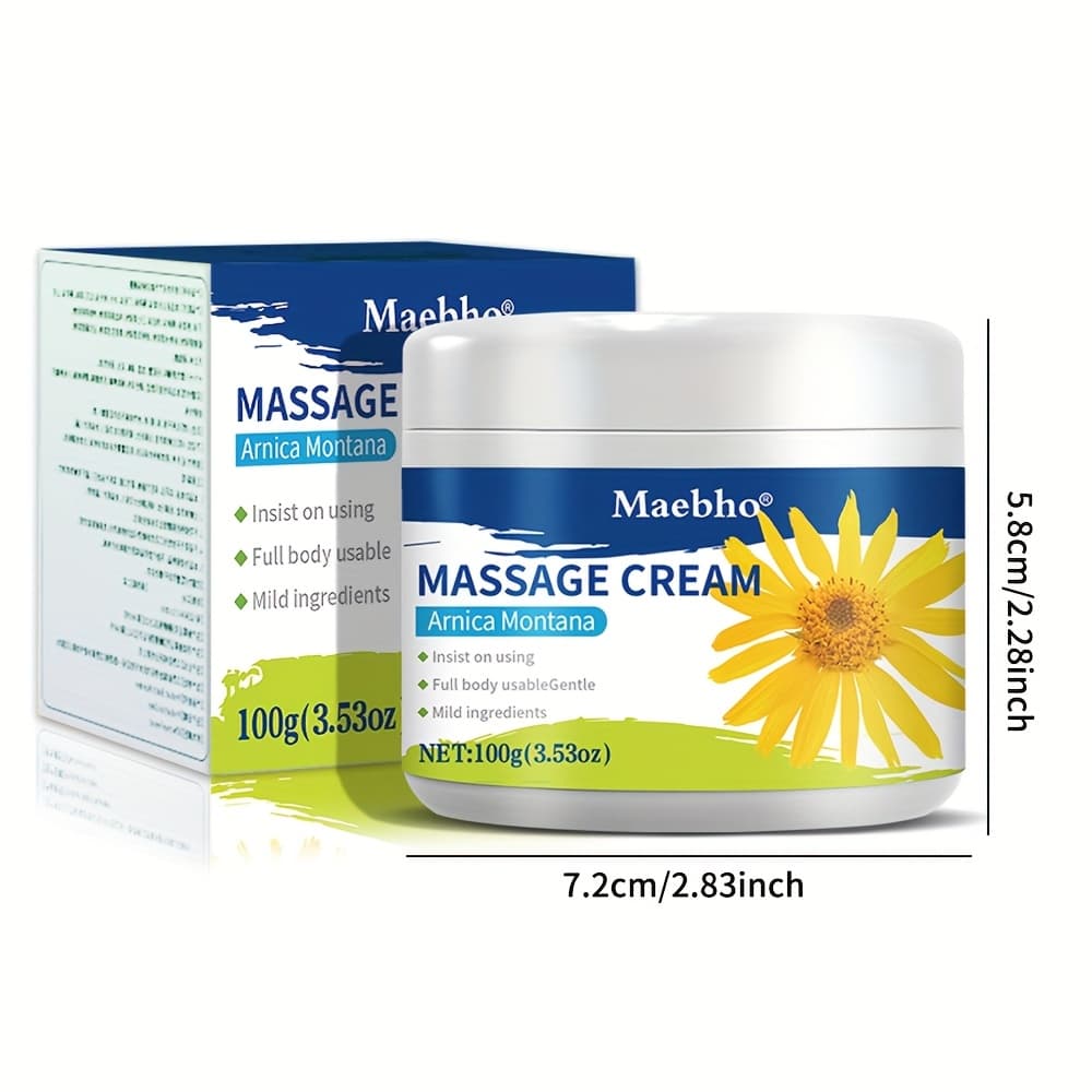 TEMU 100g Body Cream, Arnica Massage Cream, Travel Essentials, Birthday Gift For Women
