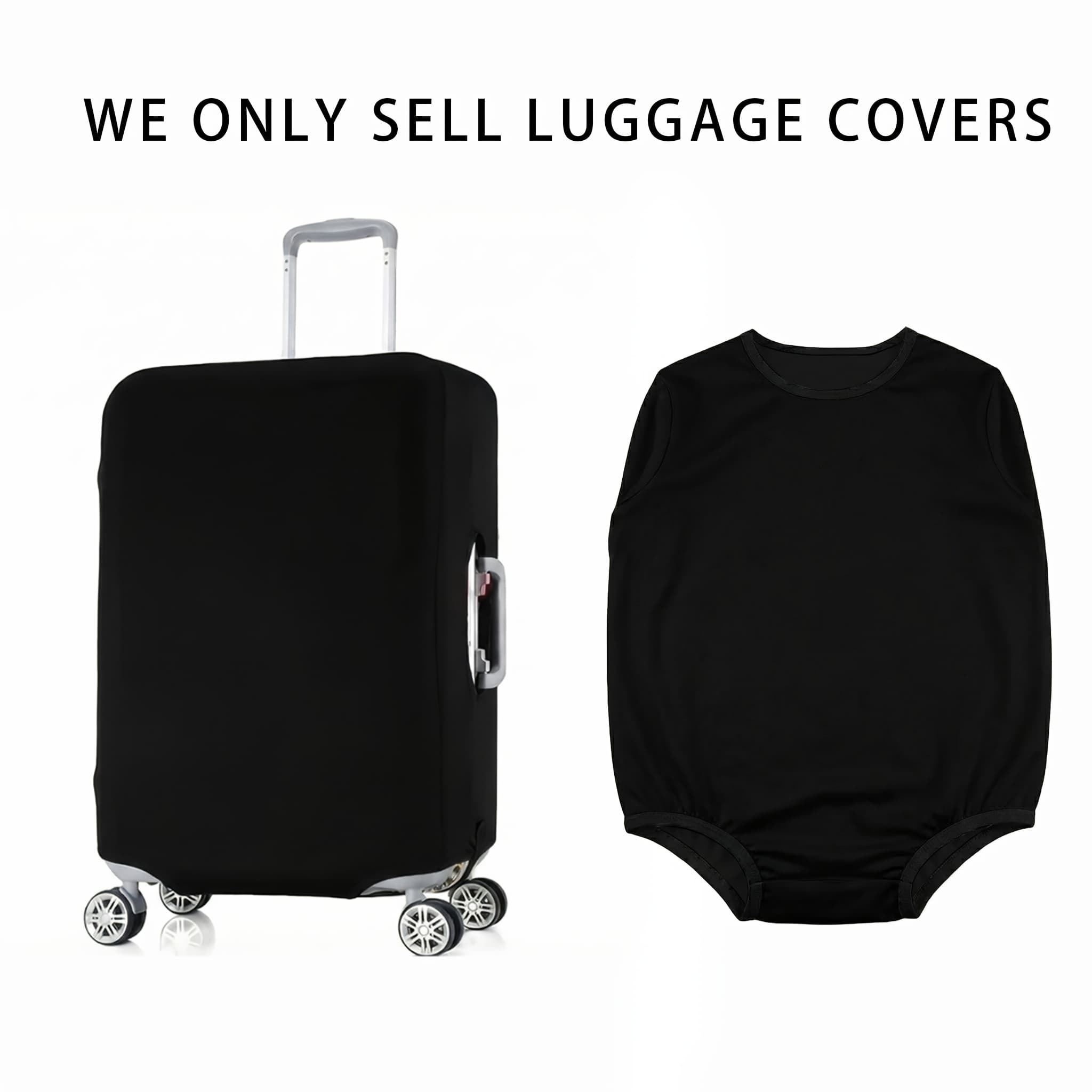 TEMU (only Selling Luggage Covers) 18-32 Inch Suitcase Protectors; Carry-on Suitcase Covers; Polyester Elastic Protective Covers
