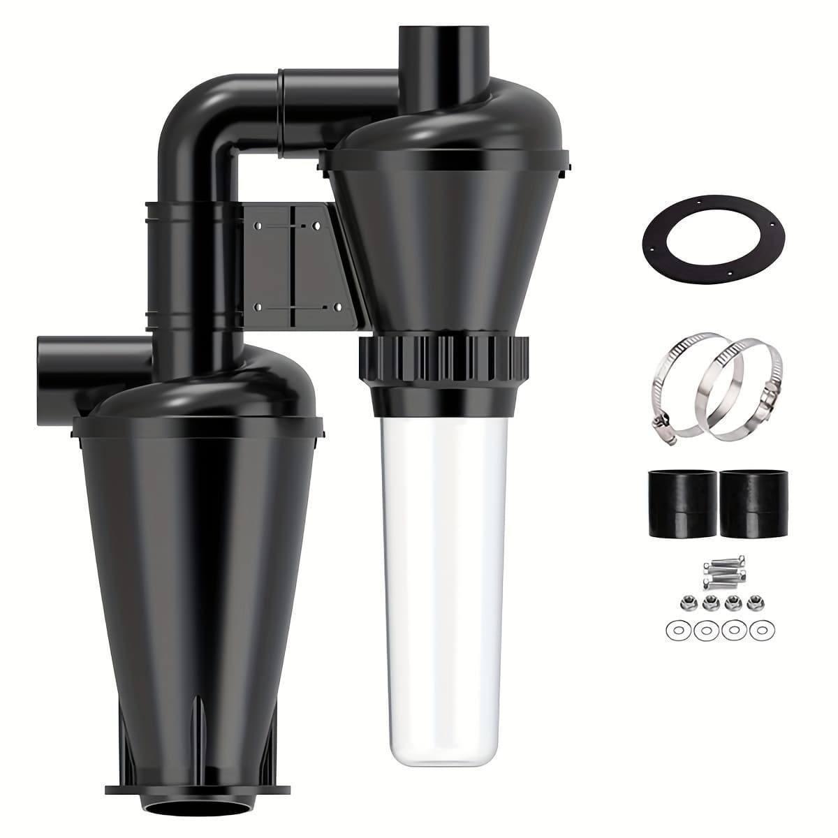 TEMU High Efficiency Cyclone Vacuum Cleaner Filter Powder Dust Collector/filter/separator Industrial With Flange Base