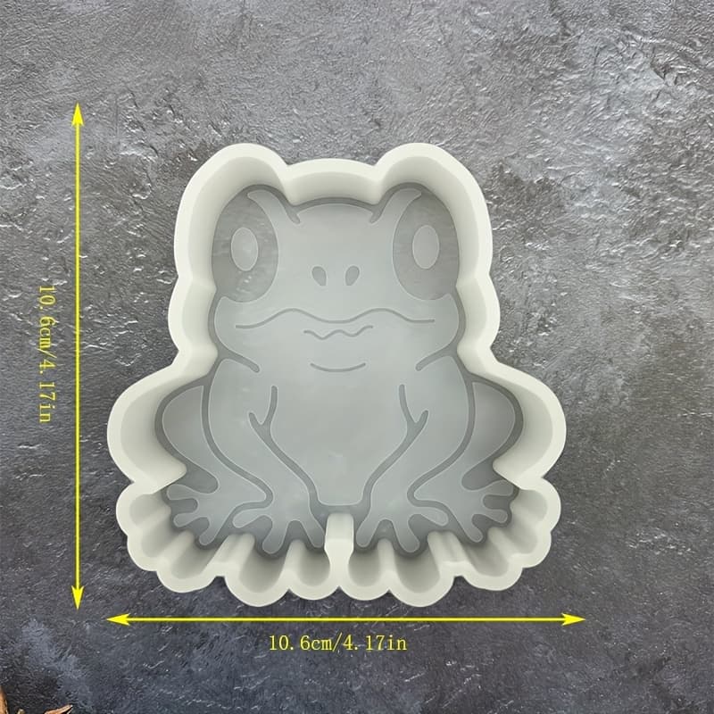 TEMU 1pc Frog Pattern Silicone Mold For Car Air Fresheners, Beads, Candles & Soaps - Versatile Epoxy Resin Crafting Tool, Silicone, Air Freshener Mold