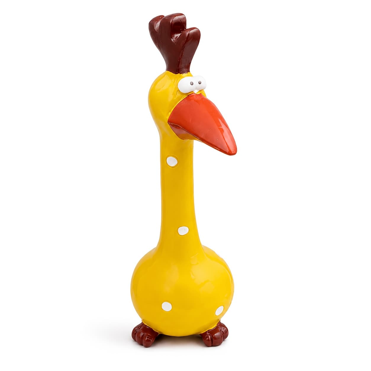 TEMU The Whimsical Polka Dot Rooster Statue: Perfect For Home Decoration And Outdoor Spaces - Suitable For Christmas, Halloween, Easter, Hanukkah, And Thanksgiving