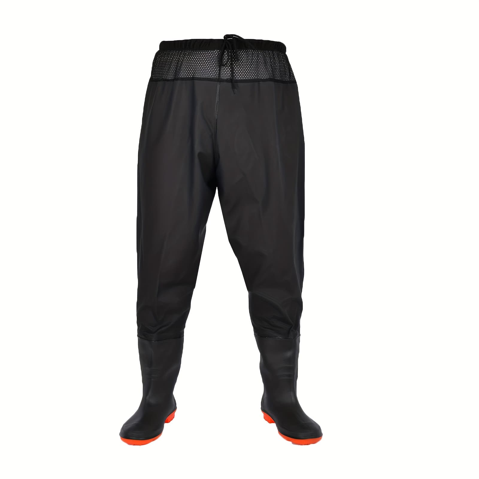 TEMU Waist Wading Pants Men's Fishing Wading Pants High Quality Boots Foot Insulated Wading Pants With Boots Outdoor Duck Wading Pants