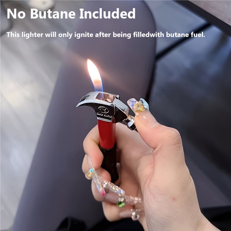 TEMU (not Included Butane) Fun Shaped Lighter - Windproof Unique Gift For Men, Indoor & Outdoor Use, Camping Equipment Collection Stylish Design, Indoor & Outdoor Use