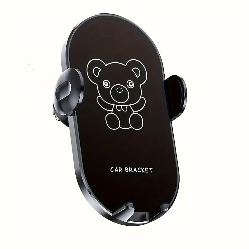 TEMU 1pc Bear Air Outlet Mobile Phone Bracket With Navigation Support