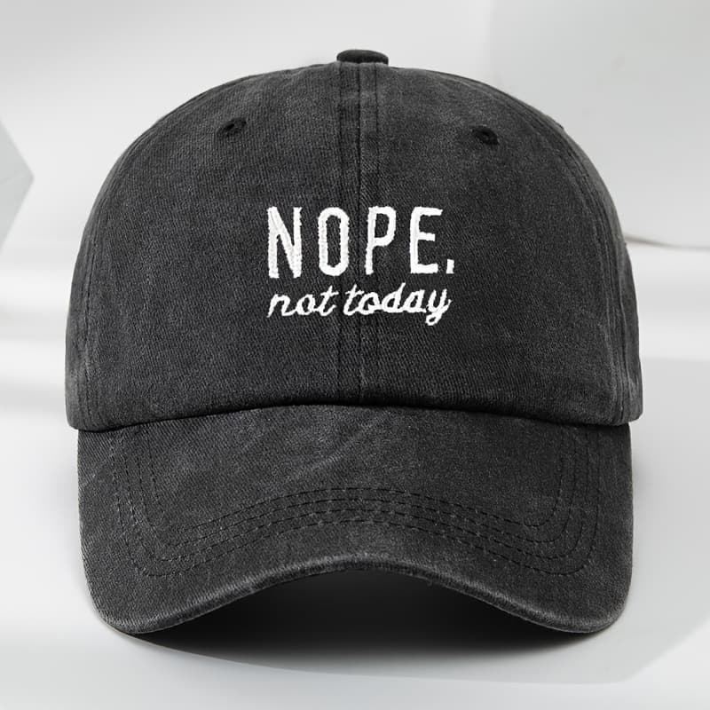 TEMU Onpe High-quality Embroidered Baseball Washed Vintage Distressed Duckbill Adjustable Comfortable Sun Hat