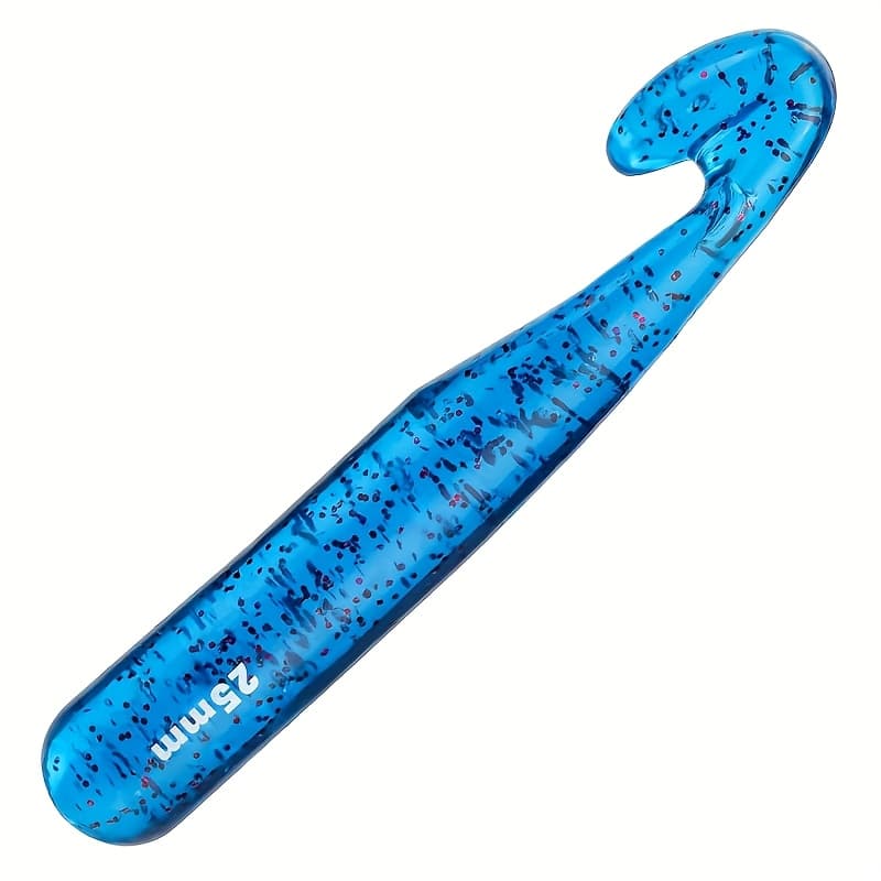 TEMU 25mm Crochet Hook, Large Crochet Hooks For Chunky Yarn Ergonomic Knitting Needles Crochet Needle For Beginners And Crocheting Yarn (blue)