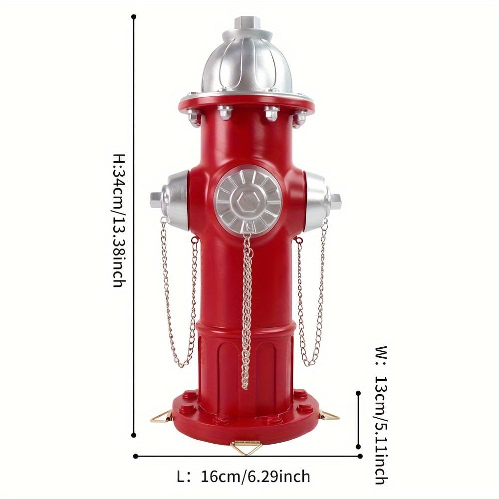 TEMU Dog Urinal, Fire Hydrant Training Dog Toys, Large Fire Hydrant Resin Fire Hydrant Outdoor Lawn Creative Ornament Outdoor Patio Forest Landscape Fire Hydrant Decoration