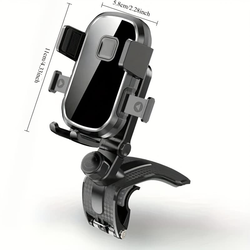 TEMU 1 Pack Phone Car Mount, New Dashboard Mount, Multifunctional Universal Car Navigation Holder, Anti-shake Design