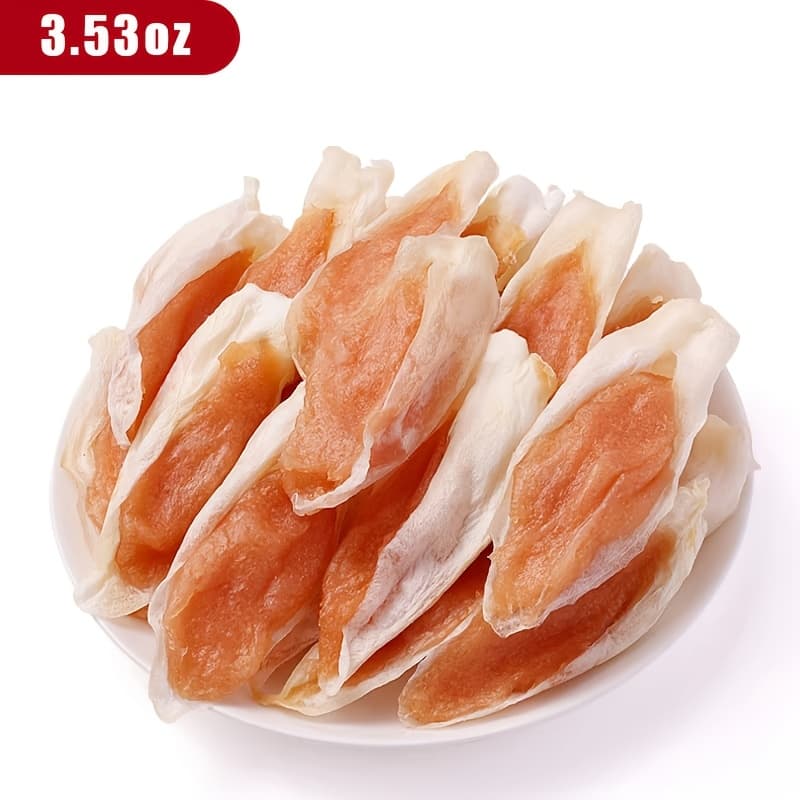 TEMU Rabbit Ear Wrapped Slow For A Crispy Outside And Tender Inside A Satisfying For Fun A Great Reward During Training A Highlight In Playtime And A Calming Snack For