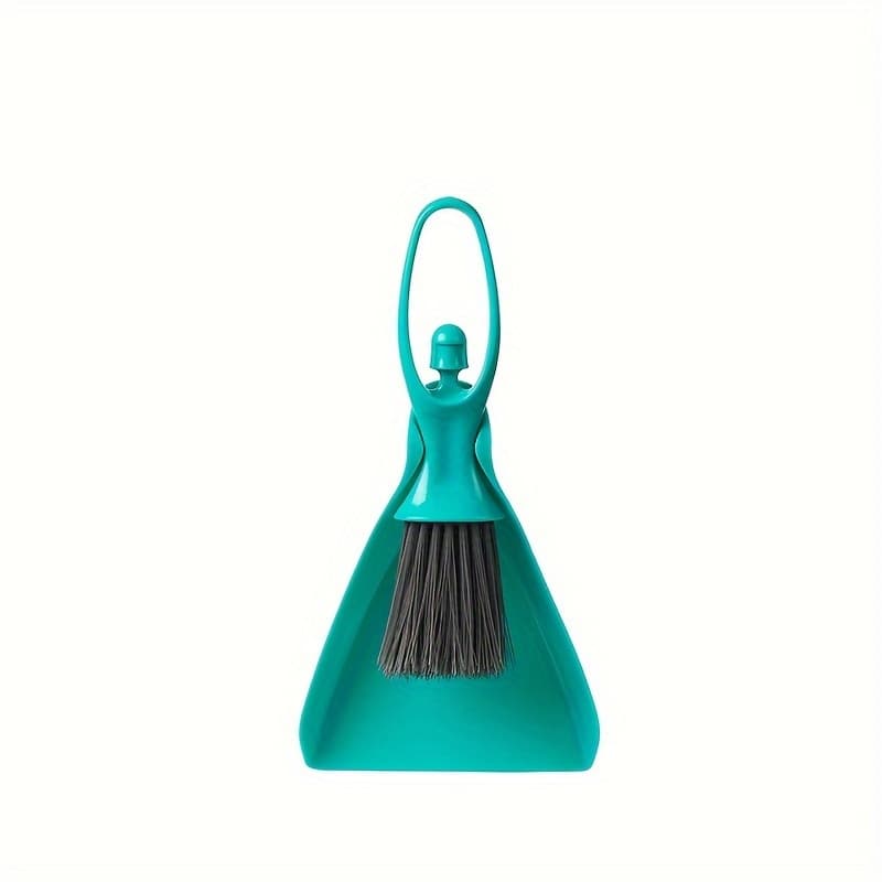 TEMU (dustpan + Broom) Two-piece Set Mini Brush Hamster Nest Cleaning Kit
