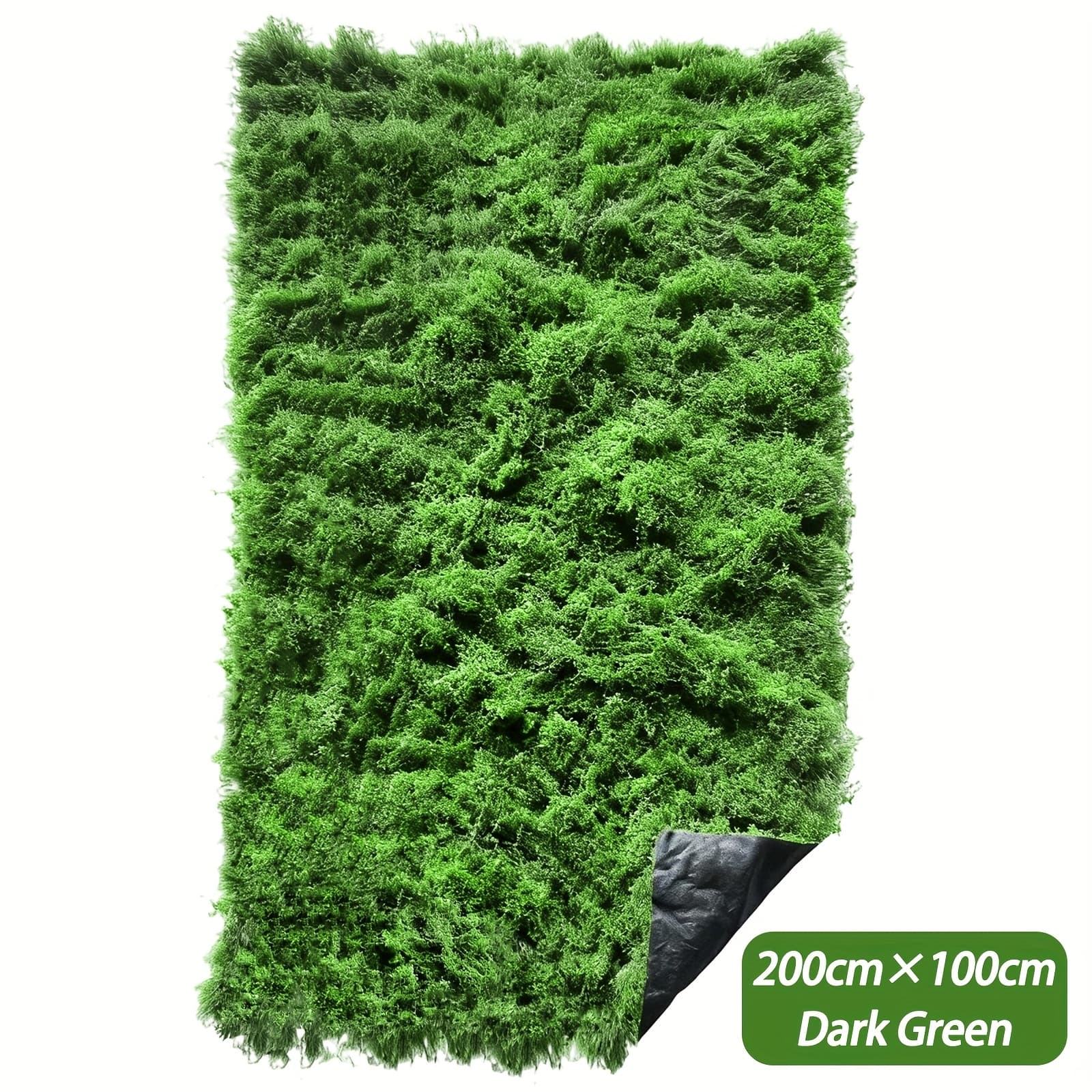 TEMU 100x200cm/50x100cm Artificial Moss Blanket, Artificial Moss, Home Decoration Moss Mat, Easy To Cut, Suitable For Garden, Party, Christmas, Decoration, Fish Tank Landscape, Etc