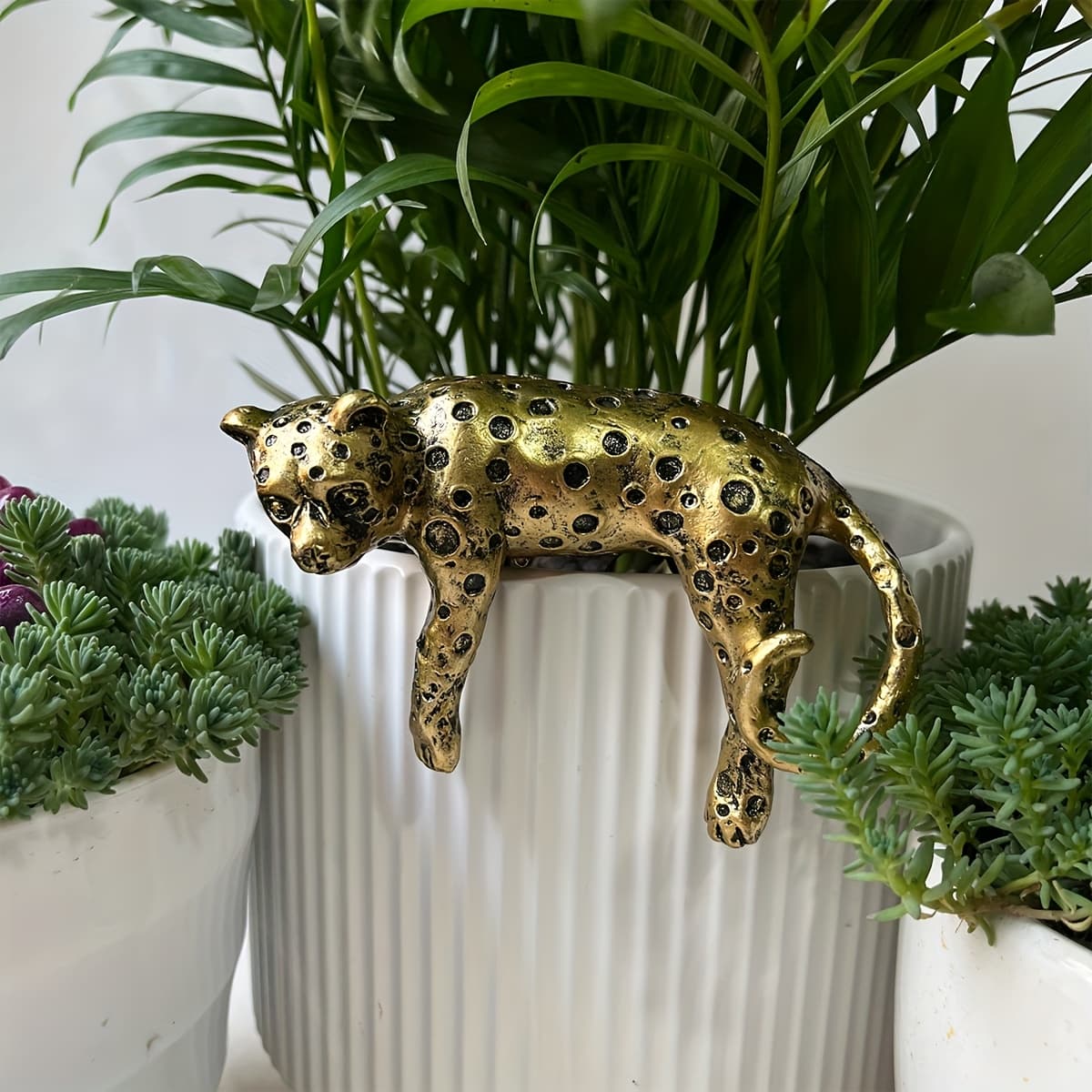 TEMU 1pc Resin Planter Hanging Ornament, Pot Buddy, Garden, Home, Planter Hanging, Pot Suspension, Planter Decoration