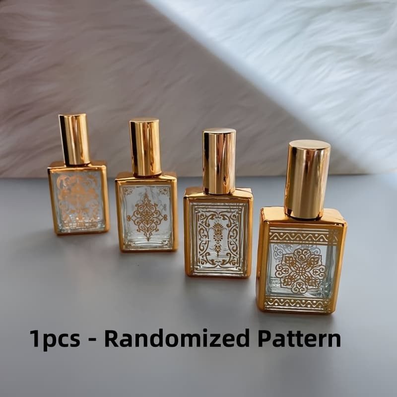 TEMU 15ml Golden Silvery Black Fillable Spray Bottles Perfume Vials Spray Fragrance Container Toner Moisturizing Spray Bottle