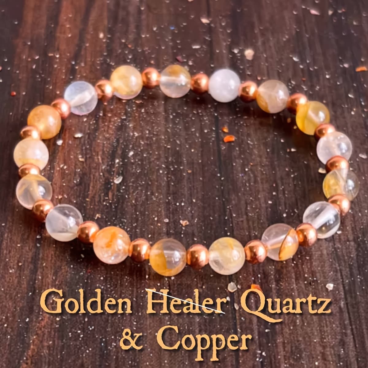 TEMU Quartz Bracelet For - Bohemian Positive Charger, Booster, Daily Wear Gift Suitable For Christmas, Spiritual Accessory (no Plating)