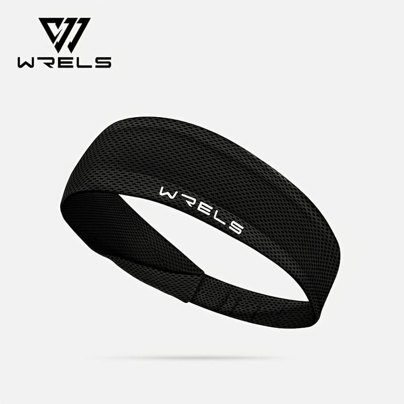 TEMU 1pc Wrels Cooling Sports Headbands With Technology - Breathable Quick-dry Sweat Absorbent Elastic Suitable For Running, Gym, Yoga, Fitness For , - Wraps For Outdoor Activities (no Residue)