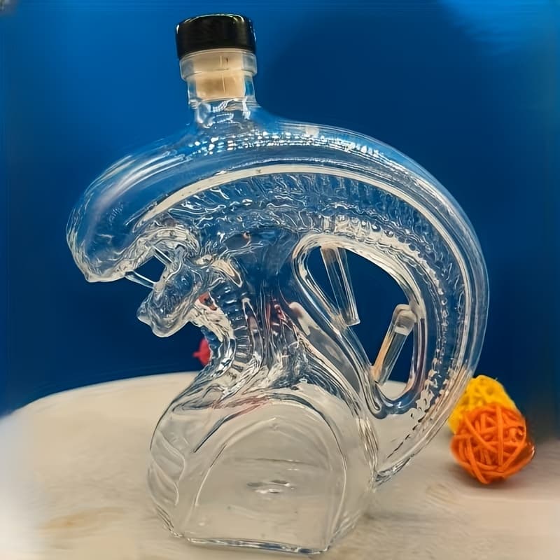 TEMU Monster Whiskey - -inspired Featuring Iconic Movie Creature Designs, Perfect Collectible Gift For Enthusiasts, Ideal For Whiskey And Wine Storage, Unique Piece, Aesthetic
