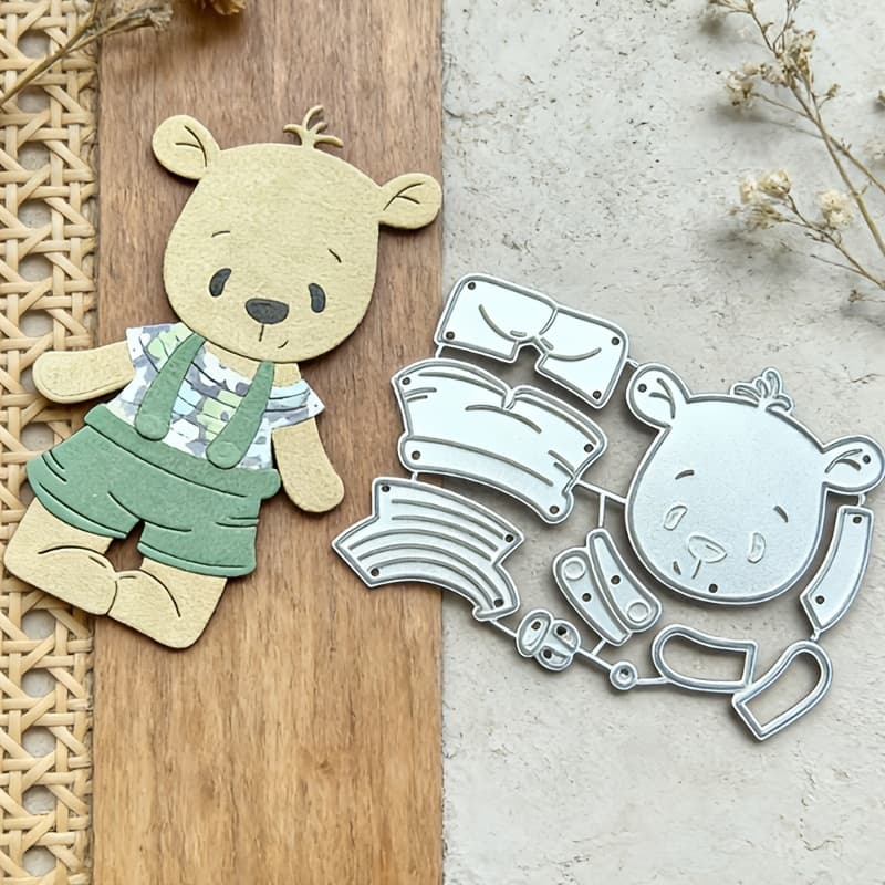 TEMU Metal Cutting Mold "cute Little Animals" Is Used For Making Paper Cards, Cutting Scrapbooks, Selecting Cards, Photo Albums, And Decorative Crafts
