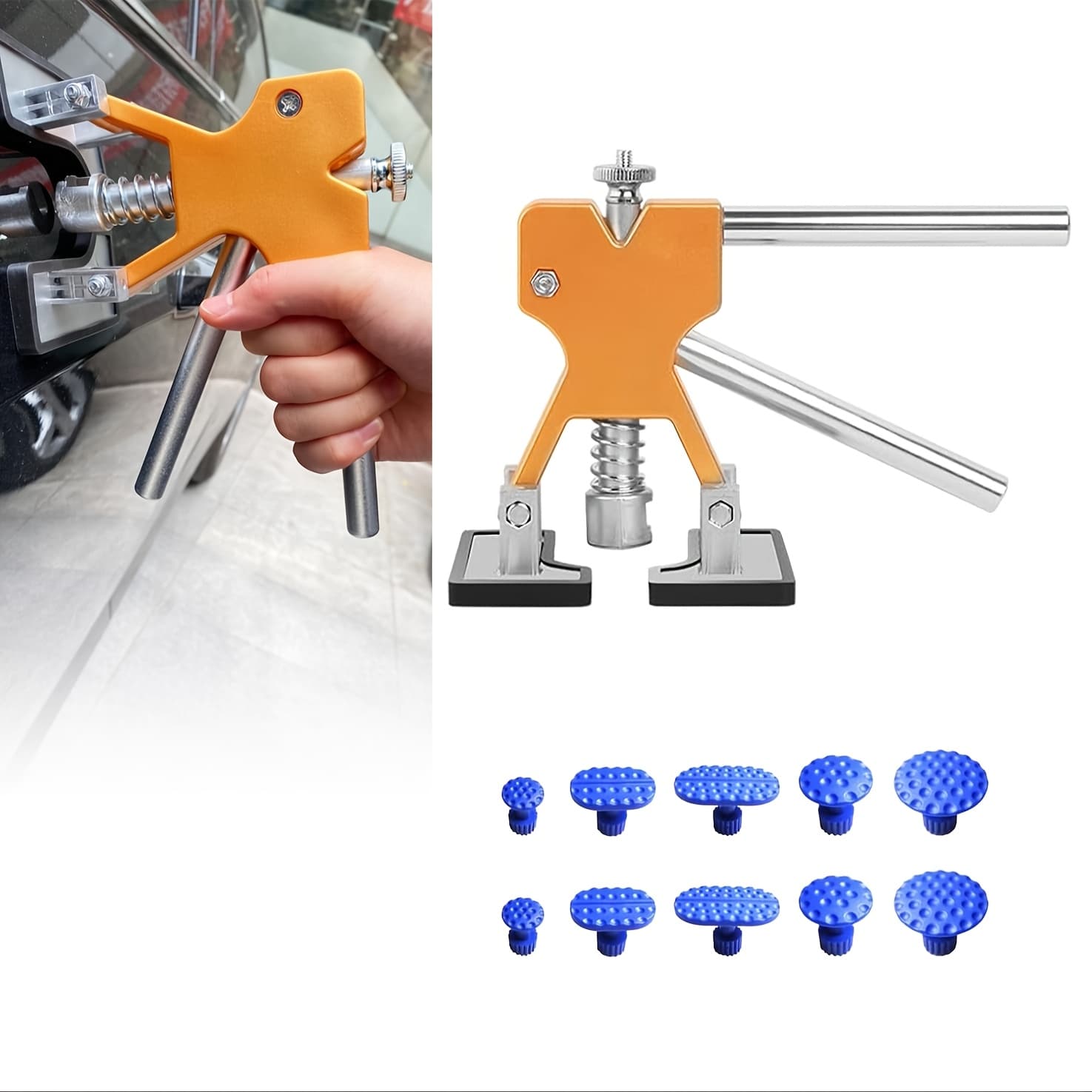 TEMU Paintless Bodywork Dent Pulling Tool, Dent Puller Lifter